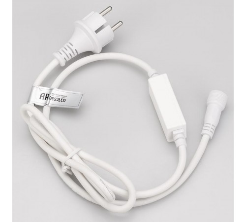 Шнур питания ARD-PRO-STD-1.5M White (230V, 1.6A)  025887  Arlight
