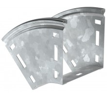 ESCA Поворот плавн. 45град тип В20 80х300мм HDZ  CPV41-0-45-080-300-HDZ  IEK