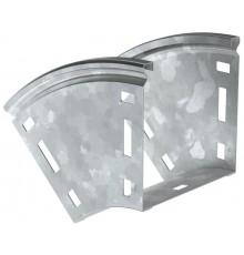 ESCA Поворот плавн. 45град тип В20 80х80мм HDZ  CPV41-0-45-080-080-HDZ  IEK