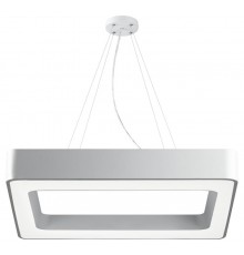 Светильник светодиодный Geometria Quadro SPO-161-W-40K-060 60Вт 4000К 5500Лм IP40 600*600*80 белый подвесной Лт  Б0058892  ЭРА