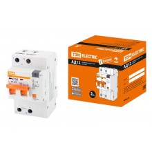 Выключатель автоматический дифференциального тока АД12 2Р 16А 10мА  SQ0204-0105  TDM