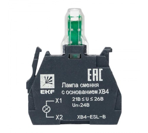 Лампа сменная c основанием XB4 синяя 24В EKF PROxima    XB4-ESL-B   EKF 