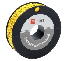 Маркер-кабельный 4,0кв.мм "A" (500шт.) (ЕС-2) EKF PROxima  plc-KM-4-A  EKF