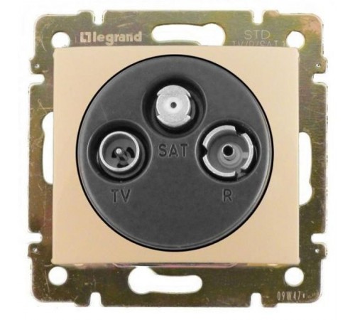 Valena Сл. кость Розетка TV-FM-SAT единственная 2400MHz 1,5дБ  774335  Legrand