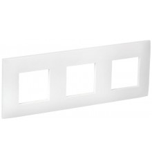 SKANDY Рамка 3-местная SK-F03W арктический белый  SK-M32-K01  IEK