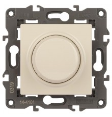 14-4101-02 Светорегулятор поворотно-нажимной, 400ВА 230В, IP20, Эра Elegance, сл.кость  Б0034340  ЭРА