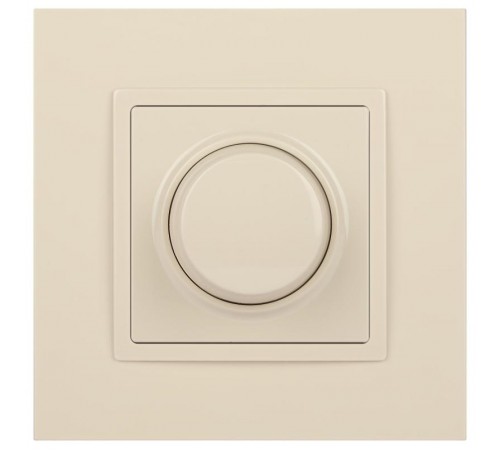 14-4101-02 Светорегулятор поворотно-нажимной, 400ВА 230В, IP20, Эра Elegance, сл.кость  Б0034340  ЭРА