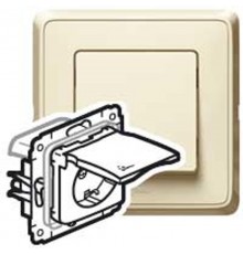 Cariva Сл. кость Розетка с/з IP44  773745  Legrand