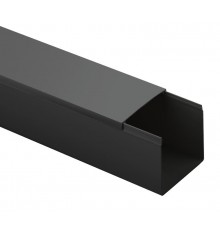 Кабель-канал ЭРА KK-B-60-60 60x60 черный 12м  Б0061747  ЭРА