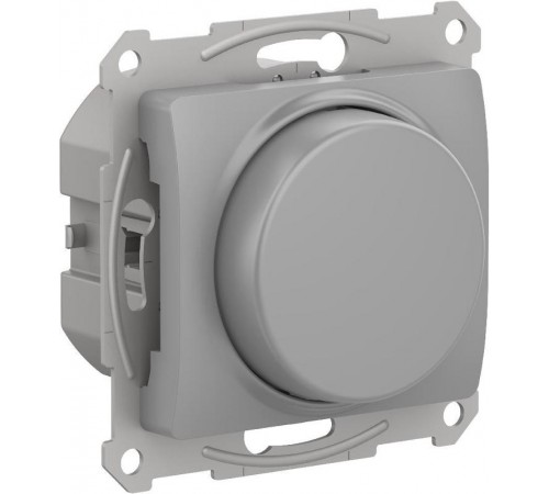 Glossa Алюминий Светорегулятор (диммер) повор-нажим LED RC 400Вт механизм  GSL000323  SE