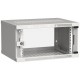Шкаф LINEA WE 6U 600x450мм дверь стекло серый  LWE3-06U64-GF  ITK