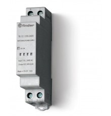 Импульсный источник питания; вход 110...240В AC; выход 24В DC, 12Вт; модульный, ширина 17.5мм; степень защиты IP20  781212302400  Finder