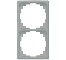 Рамка для инсталляции в кабельных каналах, 2-кратная; серая  CD582KGR  Jung