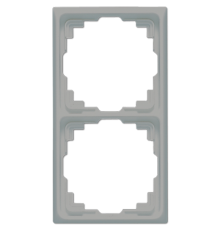 Рамка для инсталляции в кабельных каналах, 2-кратная; серая  CD582KGR  Jung