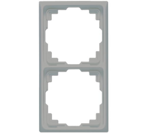 Рамка для инсталляции в кабельных каналах, 2-кратная; серая  CD582KGR  Jung
