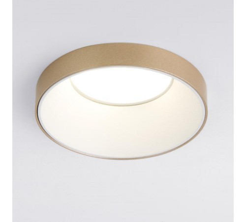 Встраиваемый светильник Elektrostandard 112 MR16, белый, золото a053338