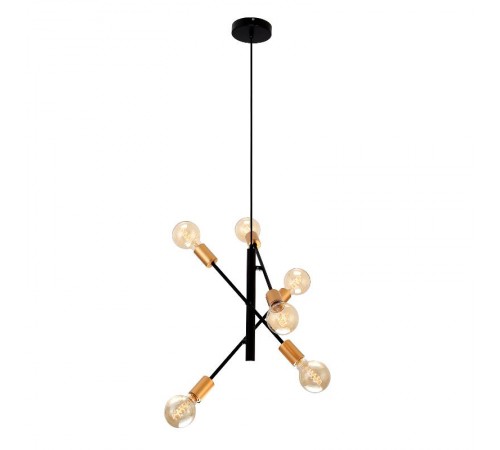 Люстра Kerstin 5078-308 6 х Е27 40 Вт лофт - кантри  Б0052463  Rivoli