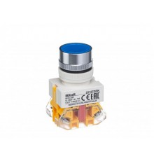 Выкл. кноп. с фикс. ABF 22 мм син.220В ВK-22   25127DEK  DEKraft