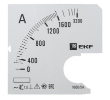 Шкала сменная для A721 1600/5А-1,5 PROxima  s-a721-1600  EKF