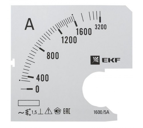 Шкала сменная для A721 1600/5А-1,5 PROxima  s-a721-1600  EKF