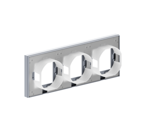 3 - местная рамка, IP44, алюминий, пластик Эпика EKF  UP1-FPA-03-44  EKF