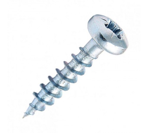 Саморез 3,9х32 DIN 7981 полукругл. гол. острый цинк (100 шт/уп)  PR08.9546  Промрукав