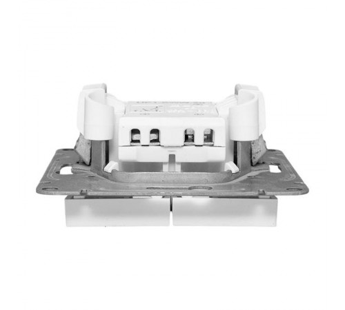 Механизм выключателя, двухклавишный, белый Эпика EKF  UP1-SWW-20  EKF