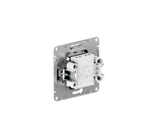 Механизм выключателя, двухклавишный, белый Эпика EKF  UP1-SWW-20  EKF