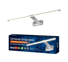 Светильник светодиодный для подсветки картин и зеркал ULT-F32-9W/WW IP20 SILVER 220V 680 Lm 3000К алюминий/серебро  UL-00001058  Uniel