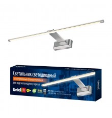 Светильник светодиодный для подсветки картин и зеркал ULT-F32-9W/WW IP20 SILVER 220V 680 Lm 3000К алюминий/серебро  UL-00001058  Uniel