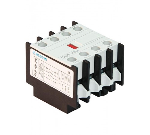 ПКЛ-40М О4 Б, 4з+0р, 16А, IP20, приставка контактная (ЭТ)  ET518304  Электротехник