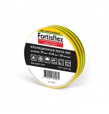 Изолента ПВХ Heavy Duty 19х0.18х20 желто-зеленая  90823  Fortisflex