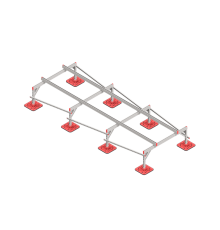 Опорная конструкция для установки оборудования TECHNORAPTOR FOOT 1500х4000 тип 2  KM-TR-F-SSEI-1500-4000-2  КМ - профиль
