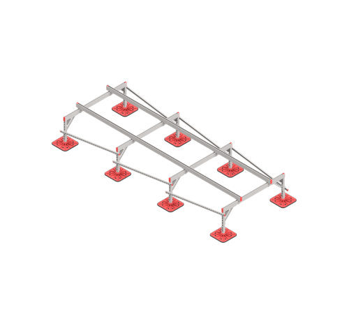 Опорная конструкция для установки оборудования TECHNORAPTOR FOOT 1500х4000 тип 2 HD  KM-TR-F-SSEI-1500-4000-2 HD  КМ - профиль