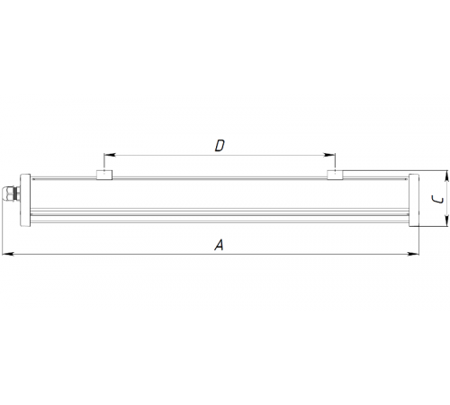 Светильник светодиодный TRAY/RB (350) 12W PRS 740 GY  1946000180  Световые Технологии