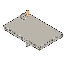 Блок CPP-2 Крышка для блоков полярности, с перемычками, монтаж в панель, пломбировка  1SNA166645R0400  TE