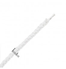 Шнур вязаный ПП 4 мм с серд., универс., белый, 20 м  140326  Tech-KREP