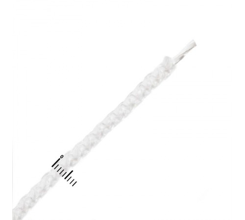Шнур вязаный ПП 4 мм с серд., универс., белый, 20 м  140326  Tech-KREP