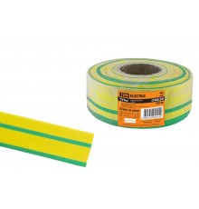 Термоусаживаемая трубка ТУТнг 40/20 желто-зеленая (50 м/ролл)   SQ0518-0094  TDM