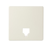Simon 82 Накладка на телефонную розетку RJ-11, RJ-12, S82 Detail слоновая кость  82062-61  Simon