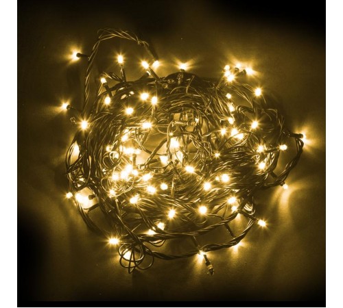 Гирлянда светодиодная линейная 230V 100 LED желтый, IP 20, шнур 3м , CL05  32309  FERON