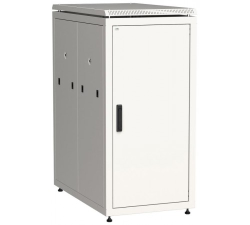 Шкаф сетевой 19" LINEA N 24U 600х1000 мм металлические двери серый  LN35-24U61-MM  ITK