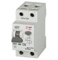 АВДТ 6кА  PRO D326E2C32A100 АД-32 электронное 1P+N C32 100мА тип A   Б0059200  ЭРА