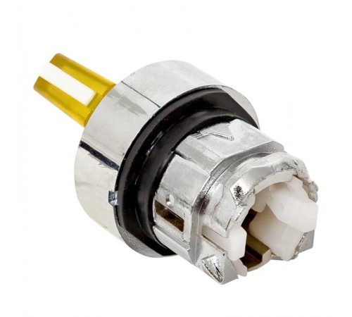 Исполнительный механизм переключателя ХB4 желтый на 3 положения с фиксацией, с подсветкой с короткой ручкой EKF PROxima    XB4BD3FL-Y   EKF 