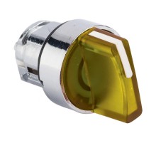 Исполнительный механизм переключателя ХB4 желтый на 3 положения с фиксацией, с подсветкой с короткой ручкой EKF PROxima    XB4BD3FL-Y   EKF 