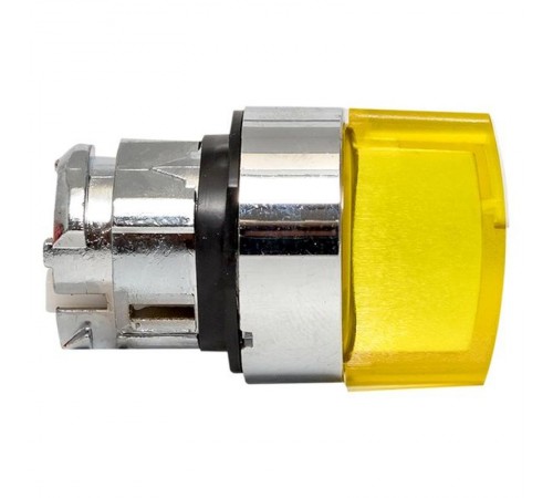 Исполнительный механизм переключателя ХB4 желтый на 3 положения с фиксацией, с подсветкой с короткой ручкой EKF PROxima    XB4BD3FL-Y   EKF 