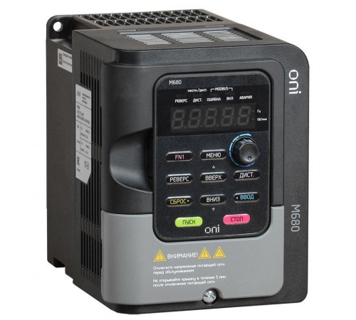 Преобразователь частоты M680 380В, 3Ф 0,75-1,5 kW 2,5-4,2А серии ONI  M680-33E0075-015TIP20  ONI