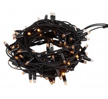 Гирлянда ЭРА ERAPS-NZ2 светодиодная новогодняя нить уличная 10 м желтая 100 LED  Б0060544  ЭРА