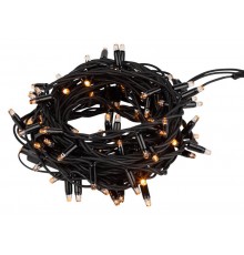 Гирлянда ЭРА ERAPS-NZ2 светодиодная новогодняя нить уличная 10 м желтая 100 LED  Б0060544  ЭРА