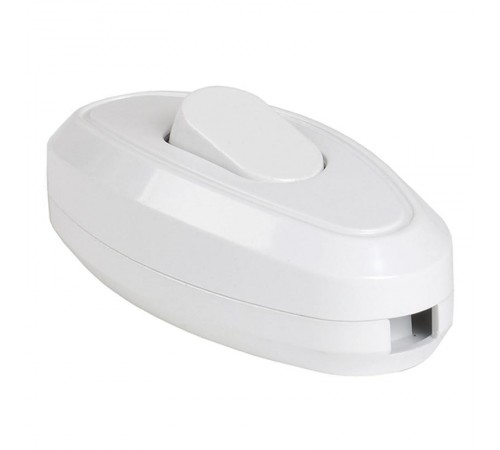 ВБ-01Б Выключатель одноклавишный разборный для бра, белый   EVB10-K01-10  IEK